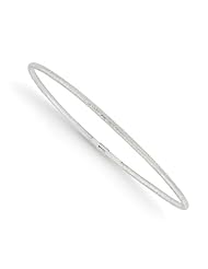 Leslies 14K White Gold Slip-On Bangle
