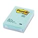 3M Post-it 4 x 6 Inch Aqua Wave/Lavender Mist/Neptune Ruled Notes, 100 Sheets 3 Pack (660-3AQ)