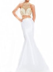 Crystal Mermaid Evening Dress/Prom Dress 