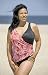 Apparel : Paisley One Piece Plus Size Surplice Swimsuit by Jantzen - Women's Swimsuit Plus Size Swimsuit