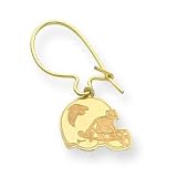 14K Atlanta Falcons Helmet Kidney Wire Earrings