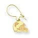 14K Atlanta Falcons Helmet Kidney Wire Earrings