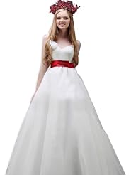 One Shoulder Tulle Fitted  Dress With a Sash 