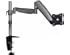 Mount-It! MI-7C012 Height Adjustable Dual Arm Computer Monitor Desk Mount Stand for One LCD Flat Screen Monitor, VESA 75 and 100 Compatible with 22, 23, 24, 27 inch Screens, Gas Spring, Full Motion, Tilt, Swivel, Rotate, 19.8 lbs Capacity