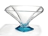 10D Blue Crystal Bowl - Legend Collection - Bohemia Crystal - Made In Czech Republic