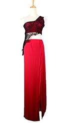  Lace One Shoulder  Ball Gown Party Dress/Maxi Dress 
