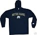 Apparel : Notre Dame Navy Adidas Hooded Sweatshirt