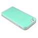 BENTOBEN Compatible with iPhone 5 Case,iPhone 5S Case, Slide Hard PC Shell and Soft TPU Bumper Dual Layer Hybrid iPhone SE Cases Wallet Case Credit Card Holder Cover for iPhone 5 5S SE, Mint Green