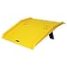 Eagle 1795 High Density Polyethylene Portable Dockplate, Yellow, 750 lbs Load Capacity, 36" Length, 35" Width, 5" Height