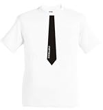 Coole Fun T-Shirts KRAWATTEN  T-Shirt Fun T-Shirts, weiss/schwarz, Groesse: XXL