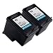 HP 92 C9362WN Compatible C9512FN#140 Combo Pack - 2 Black Ink Cartridges