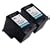 HP 92 C9362WN Compatible C9512FN#140 Combo Pack - 2 Black Ink Cartridges