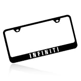 Infiniti Black Steel License Plate Frame by Infiniti