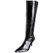 Calvin Klein Women's E7743 High Heel Tall Shaft Boot With Grossgrain Back Detailing
