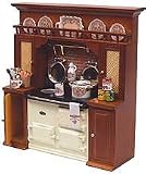 Dollhouse Miniature Aga Range With Accessories by Reutter Porzellan