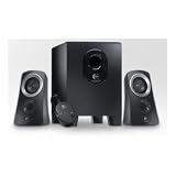 Logitech, Inc Products - Speaker System, 25 Watts, 1 Subwoofer, 2 Satellite Speakers, BK