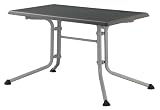 Kettler Advantage 03127-815 Klapptisch 115 x 70 x 72 cm, silber / eisengrau