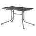 Kettler 03127-815 Klapptisch 115 x 70 x 72 cm, silber / eisengrau