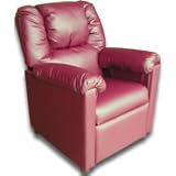 Stratoloungers Childrens Recliner - color: Beige Leather