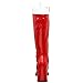 Funtasma by Pleaser Women's Halloween GOGO-305,Red/White Stretch Patent,6 M