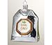 3" Coffee Break Glass "Earl Grey" Tea Bag Silver Christmas Ornament