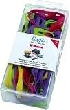 Produkt-Bild: L&auml;ufer 511196 Gummiband X-Band 100x11mm farbig sortiert 30g-DOSE