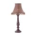Beaded Leaf-Motif Lamp