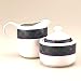 Pfaltzgraff Amalfi Classic Covered Sugar and Creamer Set