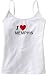 I LOVE MEMPHIS - City Series - White Women's / Girls Camisole (Girlie / Babydoll)
