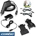 Motorola RAZR V3, V3c, V3m, V3i, V3t, V3e, V3r Accessory Bundle- Car Cigarette Lighter Charger + Home Travel Charger + OEM Original Phone Tool 4.0 With CD Driver + Face Out Swivel Belt Clip Holster