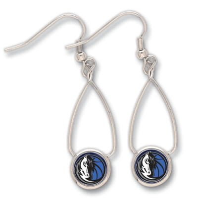 DALLAS MAVERICKS OFFICIAL LOGO EARRINGS