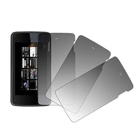 3 Pack of Premium Crystal Clear Screen Protectors for Nokia N900 [Accessory Export Packaging]