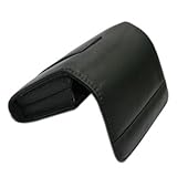 Black Semi Hard Slim leather Carrying Case With Magnetic Closure Specific F ....