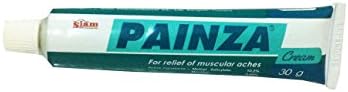 6 Packs of Painza, Cream for Relief of Muscular Aches and Pain. (30 G/pack)