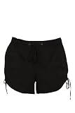 Torrid Plus Size Black Side Cinch Board Shorts