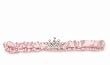 Mud Pie Baby If the Tiara Fits Pink Satin Crown Headband