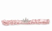 Mud Pie Baby If the Tiara Fits Pink Satin Crown Headband