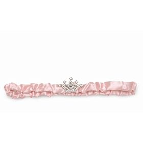 Mud Pie Baby If the Tiara Fits Pink Satin Crown Headband