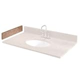 Pegasus PE42682 20-Inch Granite Side Splash For Granite Vanity Top, Beige