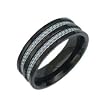 Titanium Black Ring - Size: 8-12