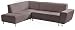Max Winzer 2759980 Cosima Polsterecke 2.5-Sitzer mit Ecksofa links inklusiv Bettfunktion Strukturgewebe, schoko