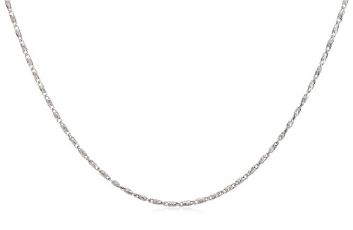 Click to see more detail 14k White Gold Raso 1.2mm Chain Necklace, 18",cheap 14k White Gold Raso 1.2mm Chain Necklace, 18"