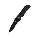 Benchmade Design Nitrous Stryker Combo Edge Knife with Steel Tanto Blade