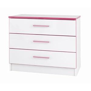 Kiddi Pink 3 Drawer Chest