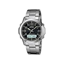 Casio WVA-210DU-1AVER Men's Wave Ceptor Radio Controlled Combi Bracelet Watch