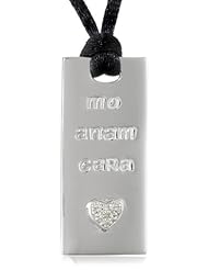 Sterling Silver Diamond Celtic "Mo Anam Cara" Pendant Necklace with Heart Detail, 18" (1/20 cttw, J-K Color, I2-I3 Clarity)