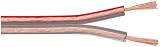 Media Halle Lautsprecherkabel transparent - 2x2.5mm&sup2; - 50m Ring