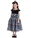 Sweet Heart Rose Little Girl Metallic Dress
