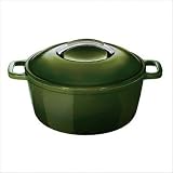 KitchenAid 4-1/2-Quart Cast-Iron Round Casserole, Green