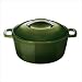 KitchenAid 4-1/2-Quart Cast-Iron Round Casserole, Green